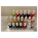 20 Bottles of Essie Nail Polish with Organizer