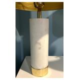 Two Stylish Marble Based Lamps