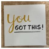 Three Inspirational Decorative Wall Hanging Plaques