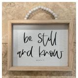 Three Inspirational Decorative Wall Hanging Plaques