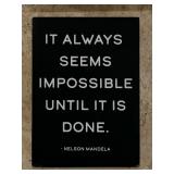 Three Inspirational Decorative Wall Hanging Plaques