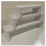 Three Decorative White Shelves