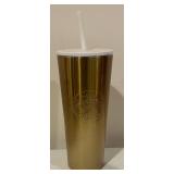 Six Starbucks Tumblers including Starbucks Glitter Hearts Cup - Valentines Day 2021