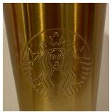 Six Starbucks Tumblers including Starbucks Glitter Hearts Cup - Valentines Day 2021