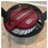 20 and 45 Pound Weights by Fitness Gear and Weider