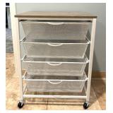 Four Drawer Organizational Cart