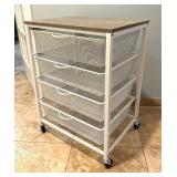 Four Drawer Organizational Cart