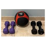 5, 10 and 12 Pound Weights