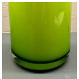 Gorgeous Green Glass Vase by Villeroy & Boch