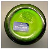 Gorgeous Green Glass Vase by Villeroy & Boch