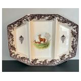 Spode Woodland Platter, Queens Bowl and Petite Stanhome Pitcher