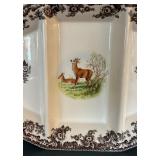 Spode Woodland Platter, Queens Bowl and Petite Stanhome Pitcher