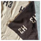 Vintage Bavarian Officers Wool Blanket