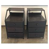 Pair of Side Tables / Nightstands