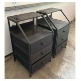 Pair of Side Tables / Nightstands