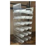 Six Stackable Wine Bottle Holders