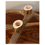 Antler Motif Candle Holders