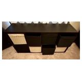 Espresso Storage with Storage Bins