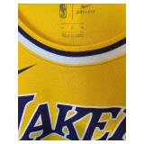 Lebron James Authentic Nike Icon Edition Lakers Jersey NBA 75th Anniversary