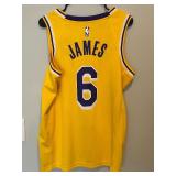 Lebron James Authentic Nike Icon Edition Lakers Jersey NBA 75th Anniversary