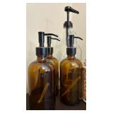 Variety of Reusable Bottles for DIY Soaps / Detergent and More! Set of New Fragrant Pump Bottle Hand Soaps.
