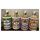 Variety of Reusable Bottles for DIY Soaps / Detergent and More! Set of New Fragrant Pump Bottle Hand Soaps.