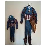 Adult and Child Captain America Costumes