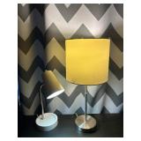 Two Petite Table Top Lamps