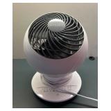 Small White Woozoo Round Ball Fan