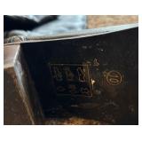 Sole Society Tall Leather Boots / Devlin Black Upper Cow Leather