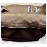 Ju-Ju-Be Brown and Pastel Pink Diaper Bag