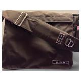 Ju-Ju-Be Brown and Pastel Pink Diaper Bag