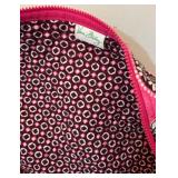 Two Beautiful Overnight Bags by Vera Bradley / Black with Paisley and Pink with Geometric Flowers