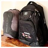 Two Backpacks / Gray and Black Spirit / Black OGIO #BeSalty