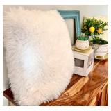 Beautiful Decor with Plants, Frame, Electric Wax Warner, Pillows and More