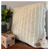 Beautiful Decor with Plants, Frame, Electric Wax Warner, Pillows and More