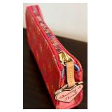 Dooney & Bourke Wallet Rainbow Logo and Dooney & Bourke Small Pink Canvas Wristlet Pouch with Leather Trim