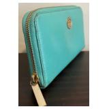 TORY BURCH Robinson Zip Continental Wallet and Tory Burch Black Pouch