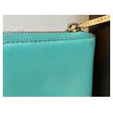 TORY BURCH Robinson Zip Continental Wallet and Tory Burch Black Pouch