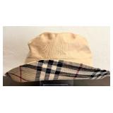 Burberry Reversible Cotton Lichen Bucket Hat