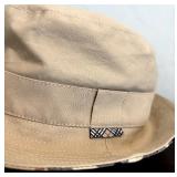 Burberry Reversible Cotton Lichen Bucket Hat