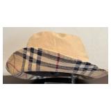 Burberry Reversible Cotton Lichen Bucket Hat