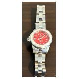 Invicta Pro Diver Red Steel Watch