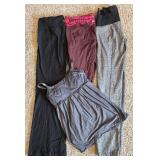 Three Pairs of Lulu Lemon Leggings and Lulu Tank Top