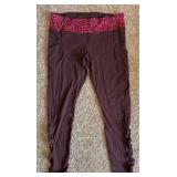 Three Pairs of Lulu Lemon Leggings and Lulu Tank Top