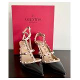 Valentino Rockstud Cages Slingback Pumps