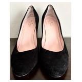 Kate Spade Black Suede Crystal Embellishments Pumps