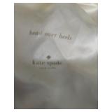 Kate Spade Black Suede Crystal Embellishments Pumps