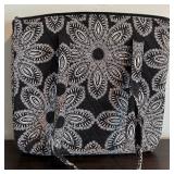 Vera Brady Black and White Paisley Tote Bag and Wallet