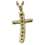 14K Gold Chain with Cross Pendant
